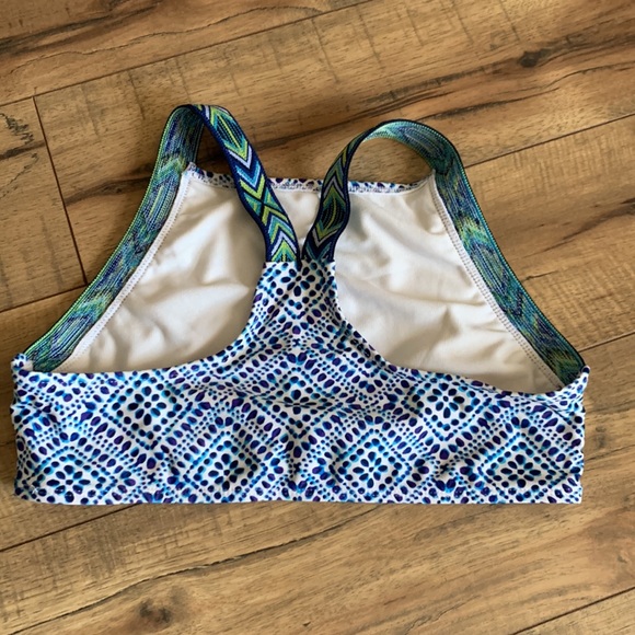 💜5 for $25💜Aztec blue bikini top XL 14/16 - Picture 5 of 9